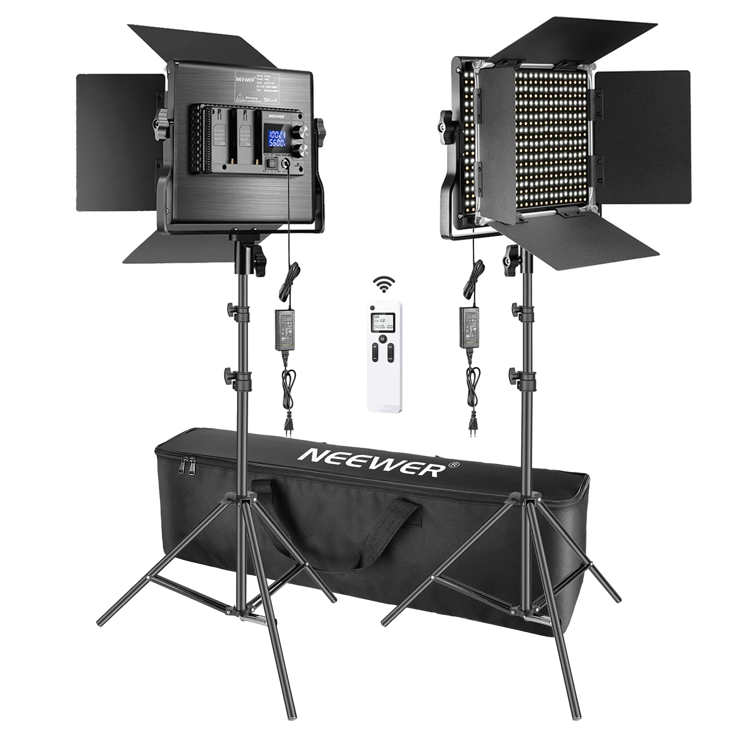 طقم إضاءة استوديو تصوير من Nee - مراجعة Photography Lighting Kit Neewer وسعره