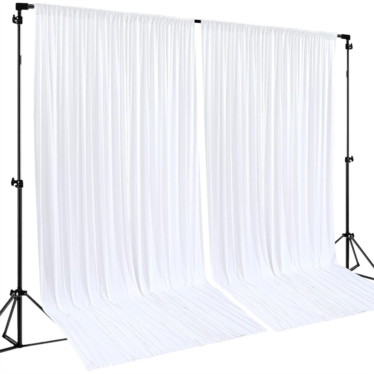 ستائر خلفية بيضاء من قطعتين، س - مراجعة Photography Lighting Reference وسعره
