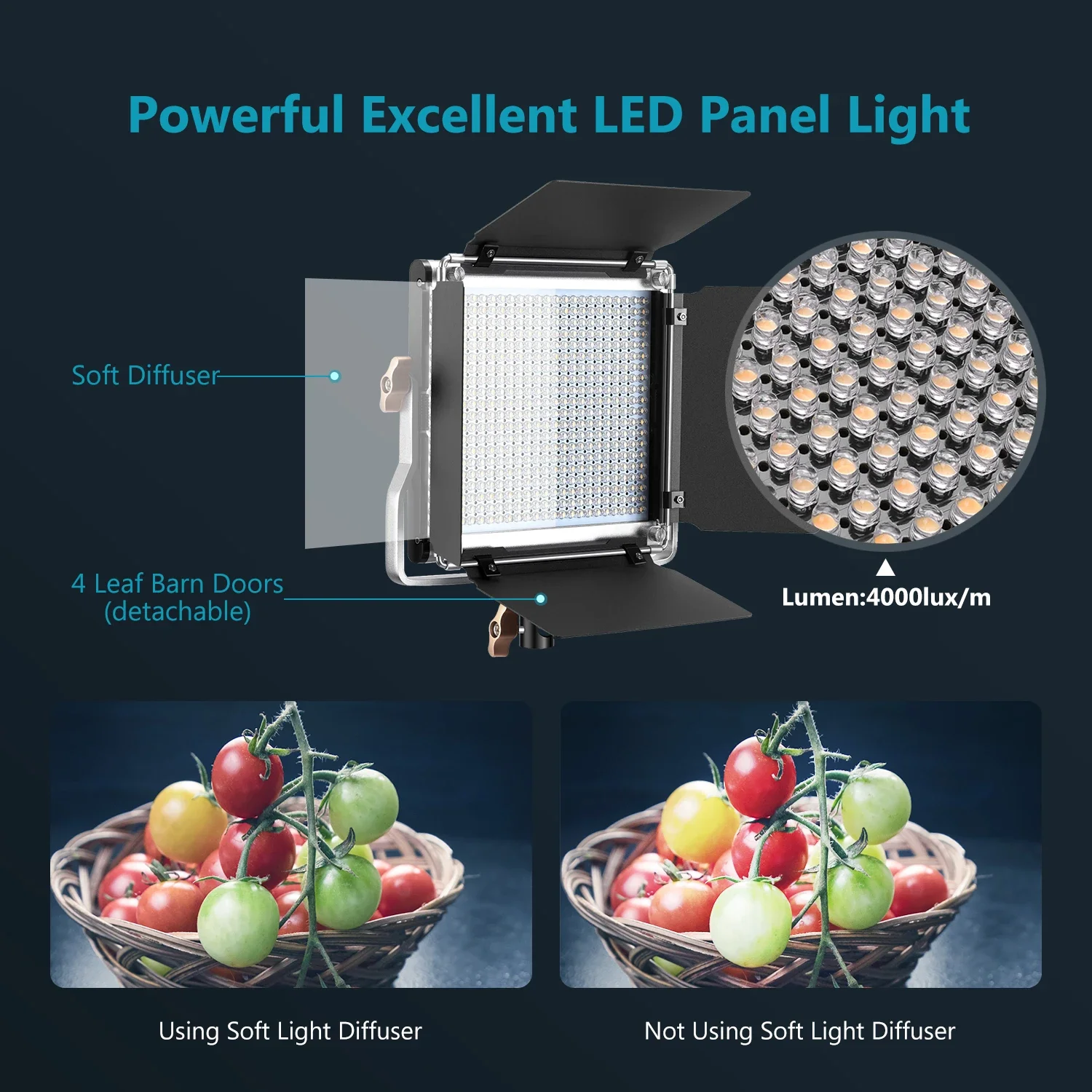مجموعة إضاءة فيديو متقدمة من N - مراجعة Photography Lighting Kit Neewer وسعره